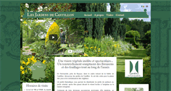Desktop Screenshot of jardinscastillonplantbessin.com